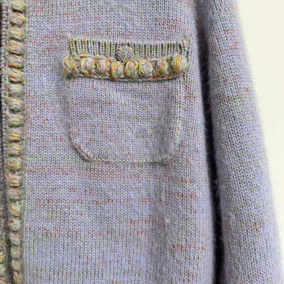 Chanel Cashmere Alpaca Lilac & Multicolor - Picture 8 of 12